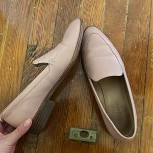 Madewell light pink loafers
